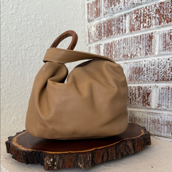 Payton James Leather Wristlet